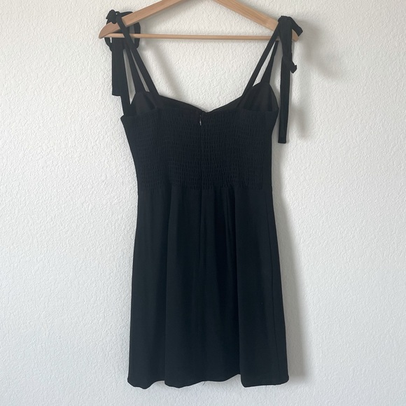 WAYF black tie strap mini dress - Picture 4 of 5